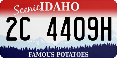 ID license plate 2C4409H
