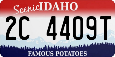 ID license plate 2C4409T