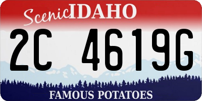 ID license plate 2C4619G