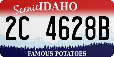 ID license plate 2C4628B