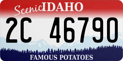 ID license plate 2C4679O