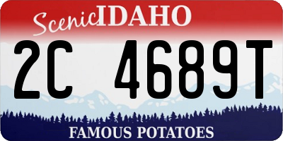 ID license plate 2C4689T