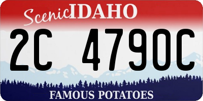 ID license plate 2C4790C