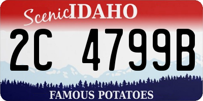 ID license plate 2C4799B