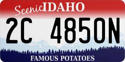 ID license plate 2C4850N