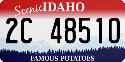 ID license plate 2C4851O
