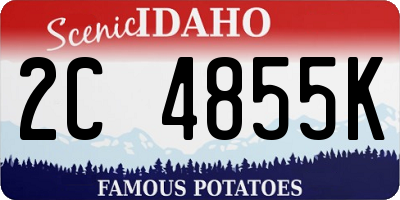 ID license plate 2C4855K