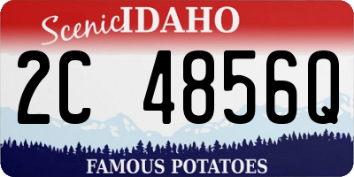 ID license plate 2C4856Q