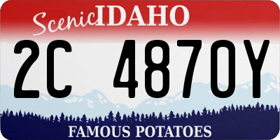 ID license plate 2C4870Y