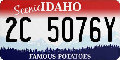 ID license plate 2C5076Y