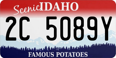 ID license plate 2C5089Y