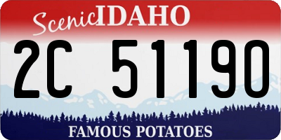 ID license plate 2C5119O