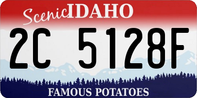 ID license plate 2C5128F
