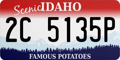 ID license plate 2C5135P