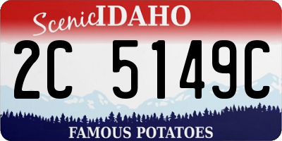 ID license plate 2C5149C