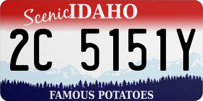 ID license plate 2C5151Y
