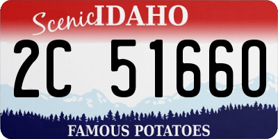 ID license plate 2C5166O