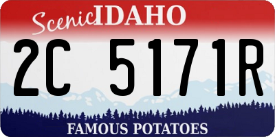 ID license plate 2C5171R