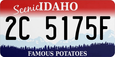ID license plate 2C5175F