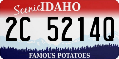 ID license plate 2C5214Q
