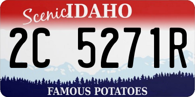 ID license plate 2C5271R