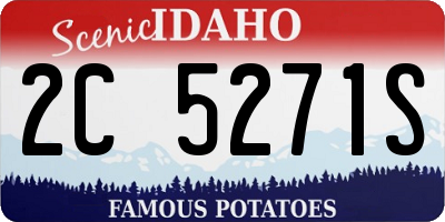 ID license plate 2C5271S