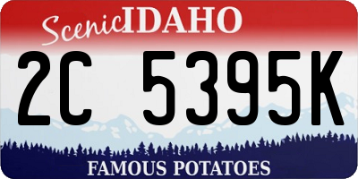 ID license plate 2C5395K