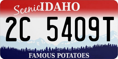 ID license plate 2C5409T