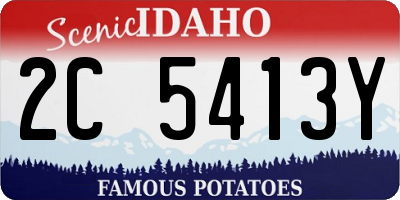 ID license plate 2C5413Y