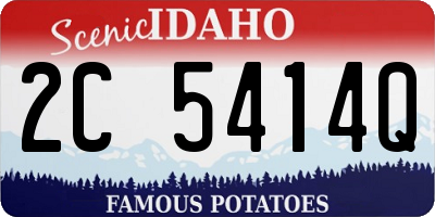 ID license plate 2C5414Q