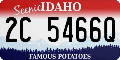 ID license plate 2C5466Q