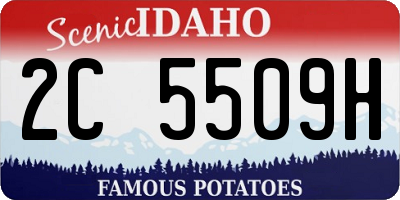 ID license plate 2C5509H