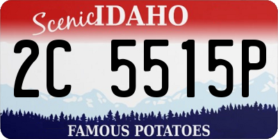 ID license plate 2C5515P