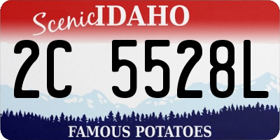 ID license plate 2C5528L