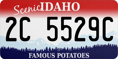 ID license plate 2C5529C