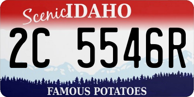 ID license plate 2C5546R