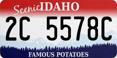 ID license plate 2C5578C