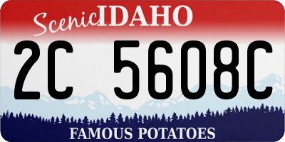 ID license plate 2C5608C