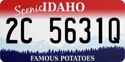 ID license plate 2C5631Q