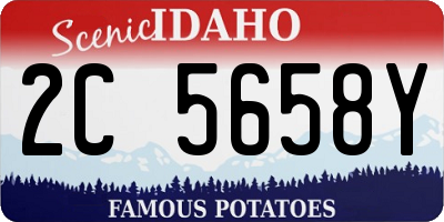 ID license plate 2C5658Y
