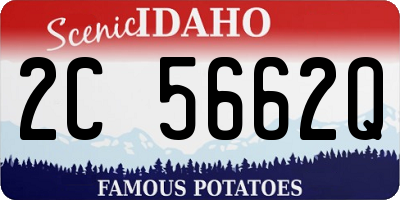 ID license plate 2C5662Q