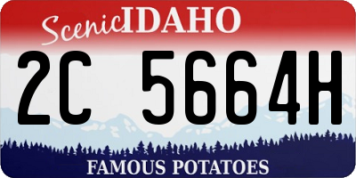 ID license plate 2C5664H