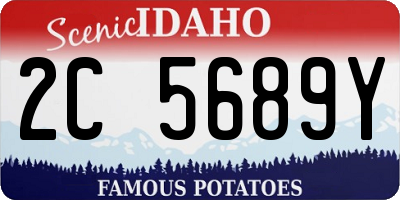 ID license plate 2C5689Y