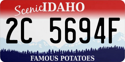 ID license plate 2C5694F