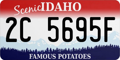 ID license plate 2C5695F