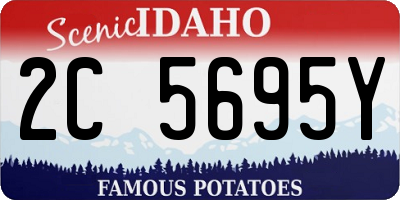 ID license plate 2C5695Y
