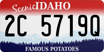 ID license plate 2C5719Q