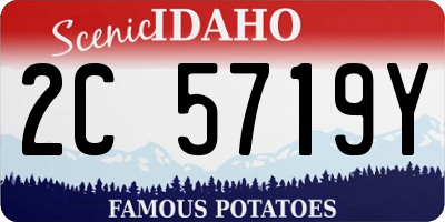 ID license plate 2C5719Y