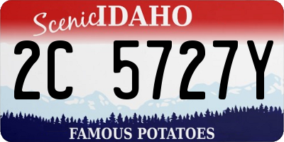 ID license plate 2C5727Y