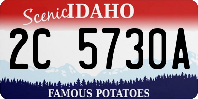 ID license plate 2C5730A
